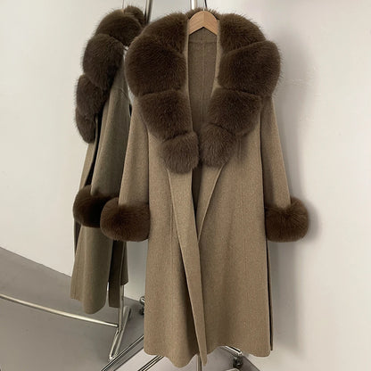 Women New Faux Fur Warm Sweaters