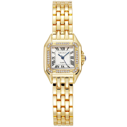 Womens Luxury Quartz Gold Watches