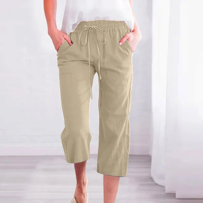 Classic Comfortable Cotton Capris