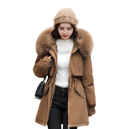Winter Woolen Coat For Women Casual Windproof Outerwear Cozy Autumn Jacket Fashionable Clothing