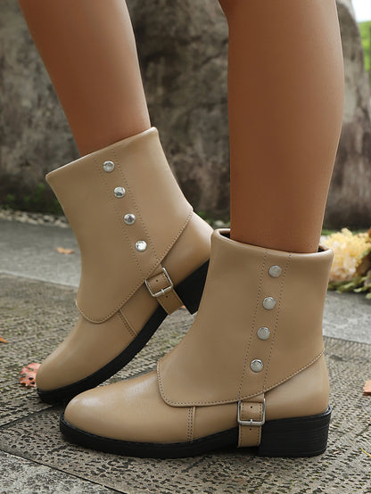 2026 Women’s Leather Ankle Boots - Autumn Casual Chelsea Boots