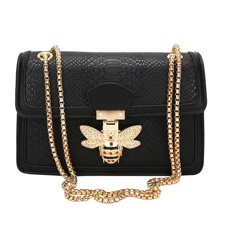 Luxury Black New Style Womens Casual Flap Bag