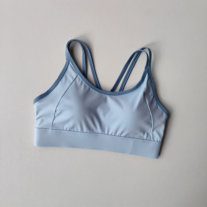 High Impact Push Up Sports Bra For Women Full Support Racerback Lightly Lined Underwire Shockproof Design