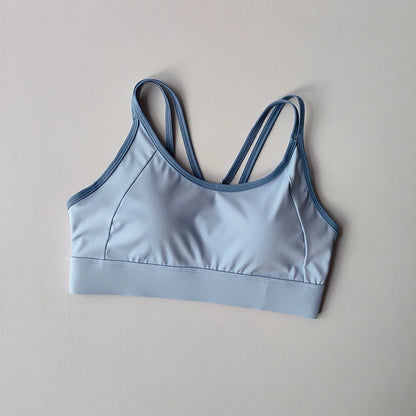 High Impact Push Up Sports Bra For Women Full Support Racerback Lightly Lined Underwire Shockproof Design