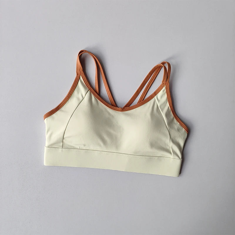 High Impact Push Up Sports Bra For Women Full Support Racerback Lightly Lined Underwire Shockproof Design
