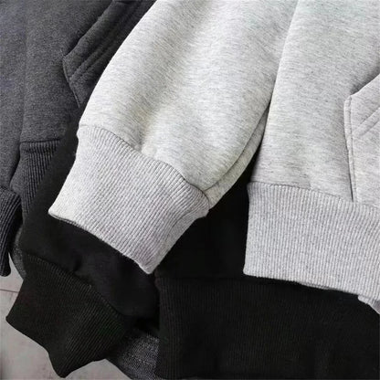 Straight Style Zipper Long Sleeve Women Hoodies