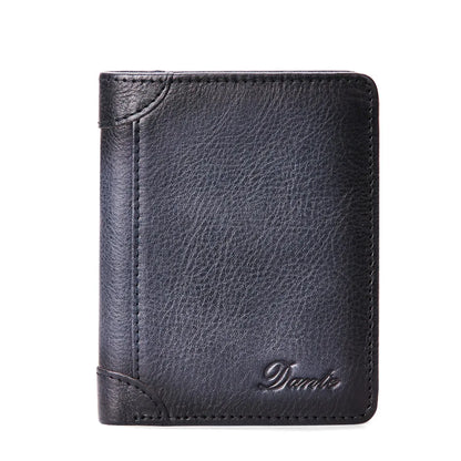 Refined Minimalist: Fold-Over Premium Leather Wallet
