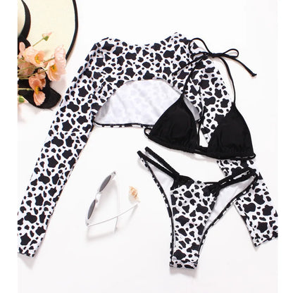 Bold Poolside Glam - Trendy Animal Print Swim Inspo