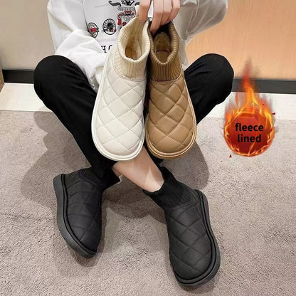 2025 New Winter Boots For Women Snow Boots With Thick Fur Non Slip Waterproof High Boots Big Size