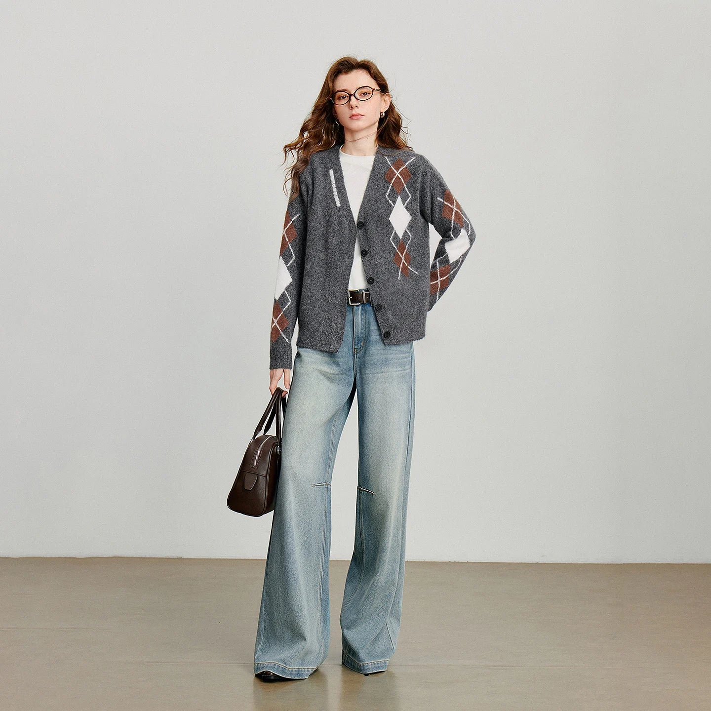 Geometrical Pattern New Women Wool Sweaters