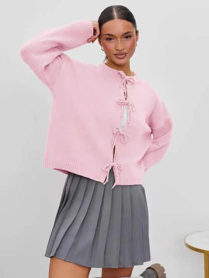 Women Autumn Open Stitch Cardigans