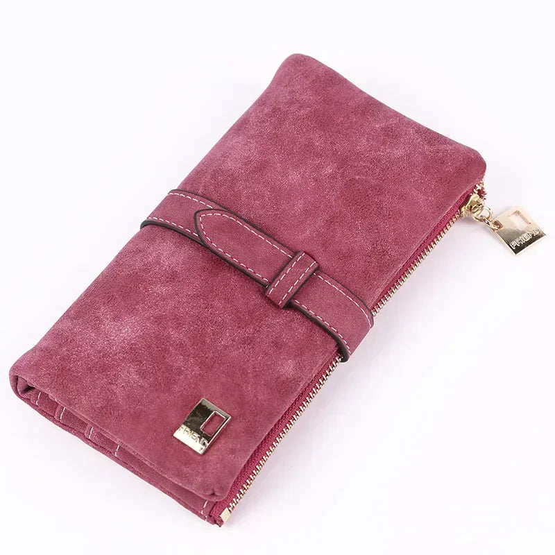 New Womens Two Fold Long Wallets