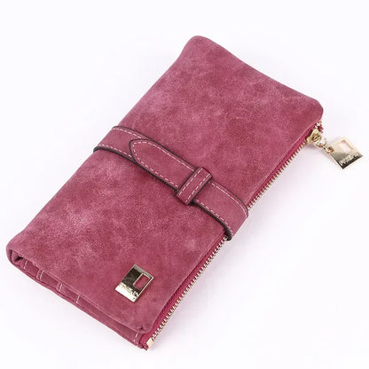 New Womens Two Fold Long Wallets