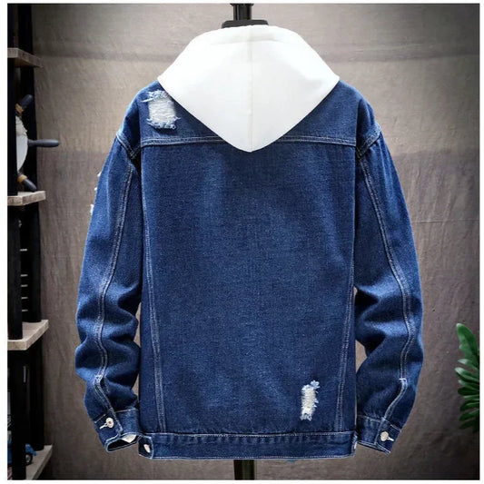 Basic Ripped Denim Jacket