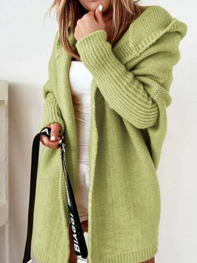 Urban Lounge: The Signature Hooded Longline Knit