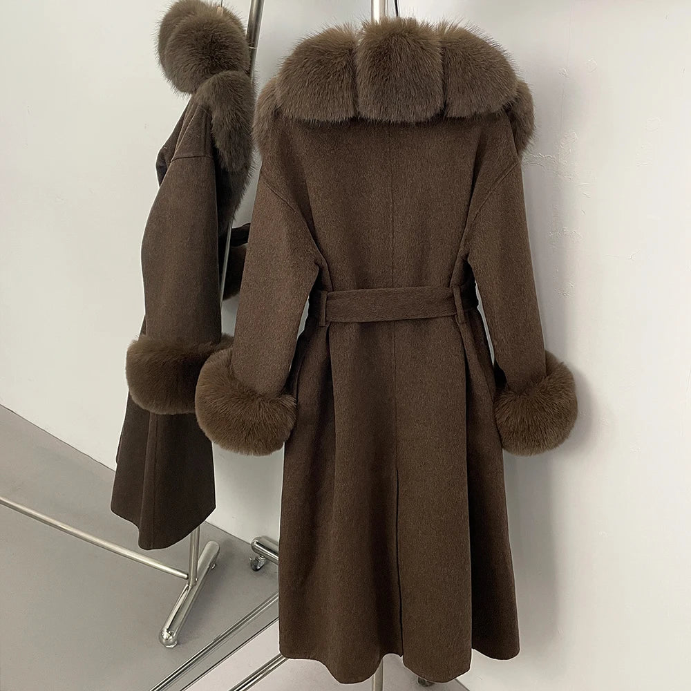 Women New Faux Fur Warm Sweaters