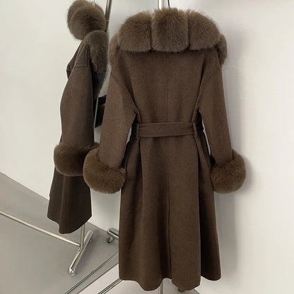 Women New Faux Fur Warm Sweaters