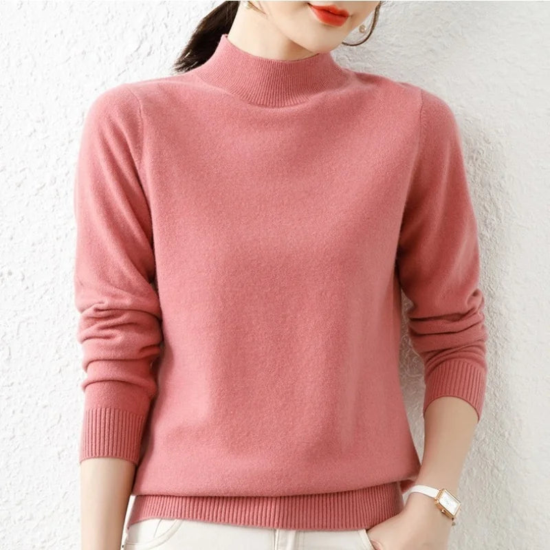 Womens Slim Winter Sweaters Soft Femme Fashion