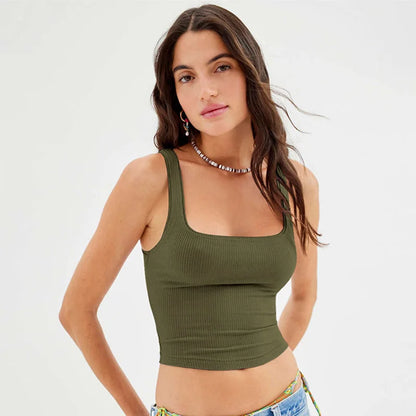 Sexy Bodycon Crop Tube Top Solid Stretchy Casual Womens Clothing For Everyday Wear