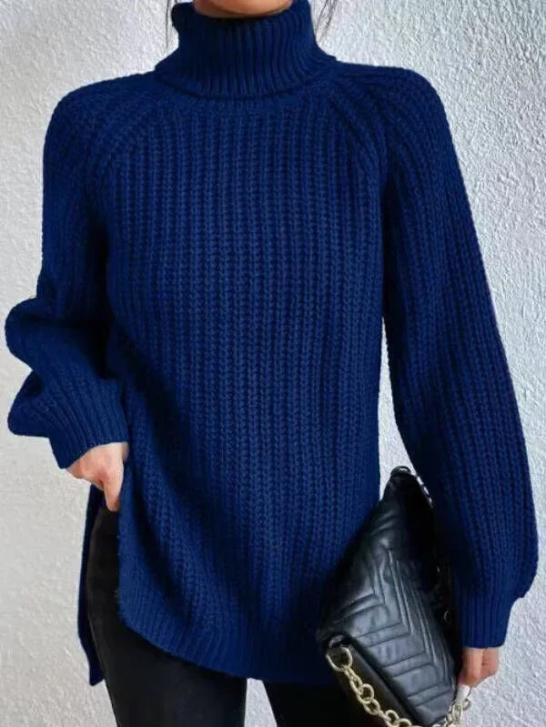 Turtleneck Femme Jumper Oversized Sweaters