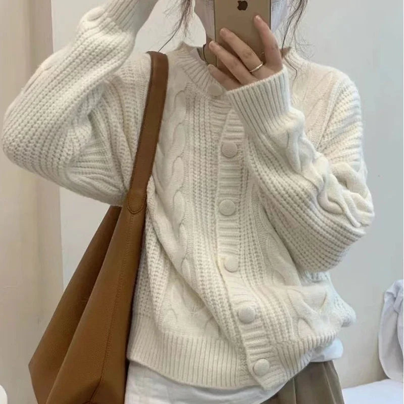Womens Button Clouse Cardigan Sweaters