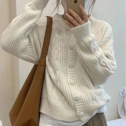 Womens Button Clouse Cardigan Sweaters