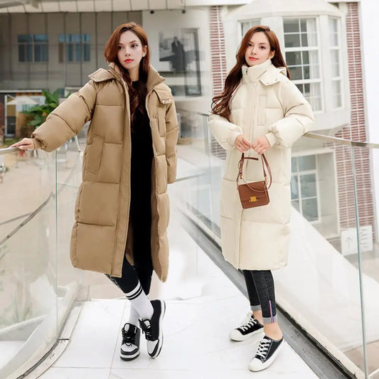 Slim Long Puffer Coats