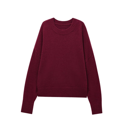 Casual Simple Solid Women Sweaters
