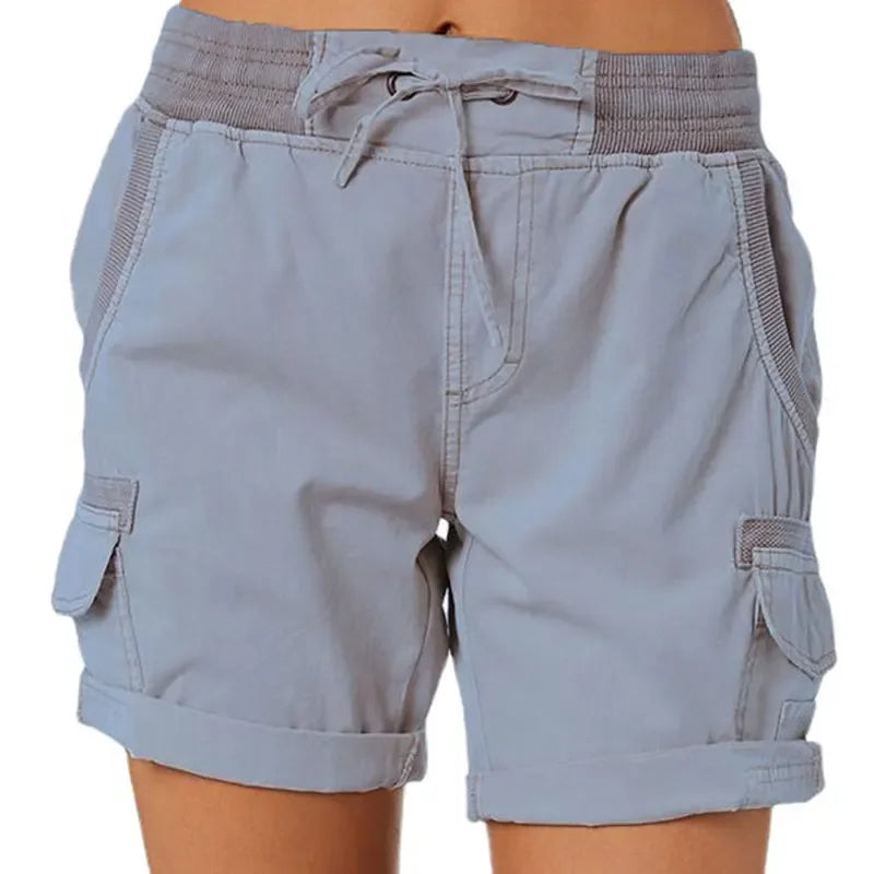 Effortless Summer Days: Casual Linen Cargo Shorts Outfit