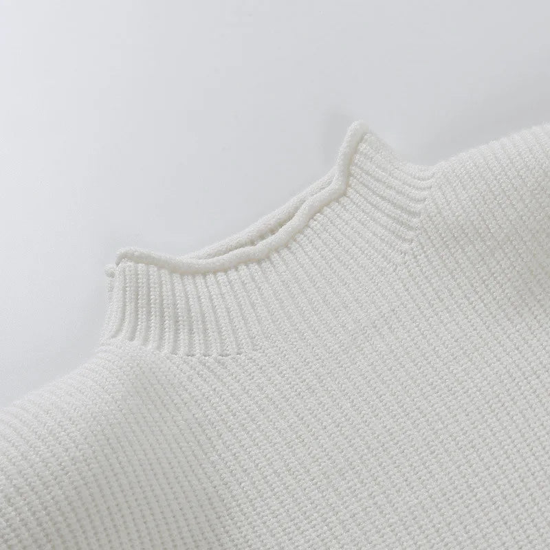 New Fashion Knitted Turtleneck Vests