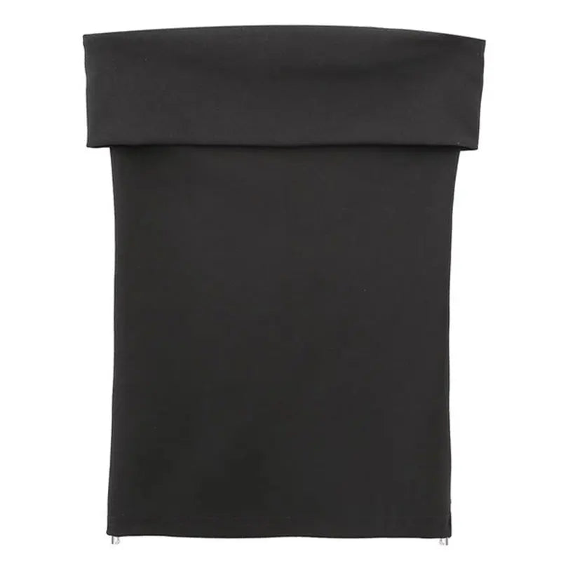 Off Shoulder Backless Sleeveless Tube Top For Women