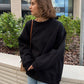 High Quality Vintage Style Simple Women Sweatshirts