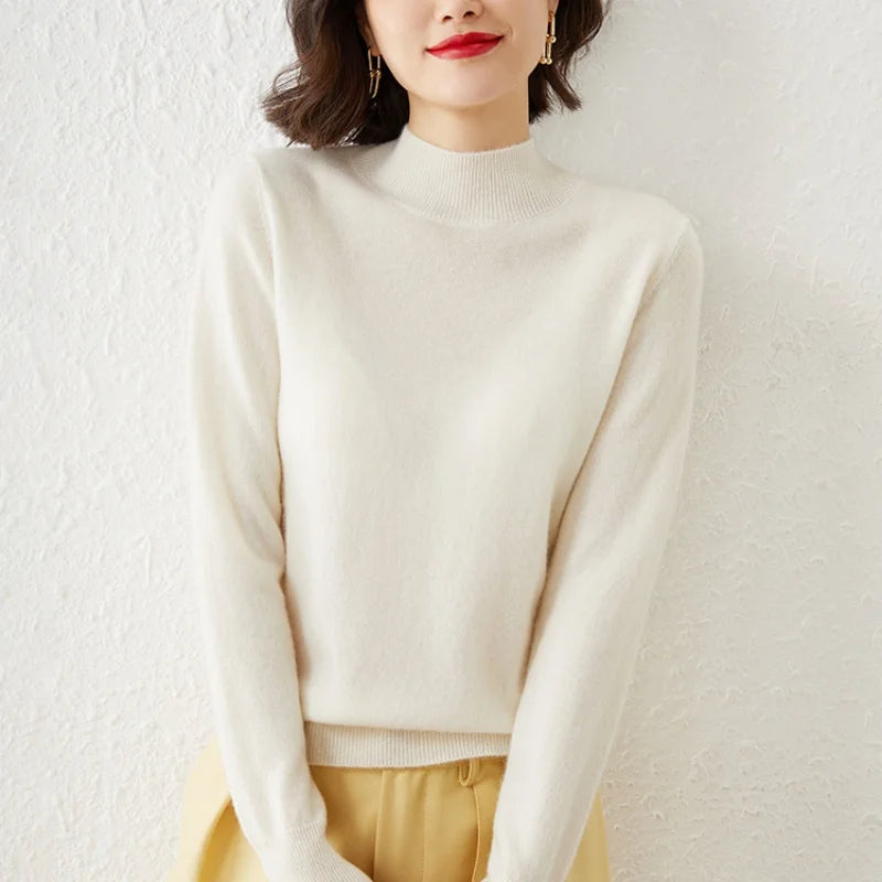 Womens Slim Winter Sweaters Soft Femme Fashion