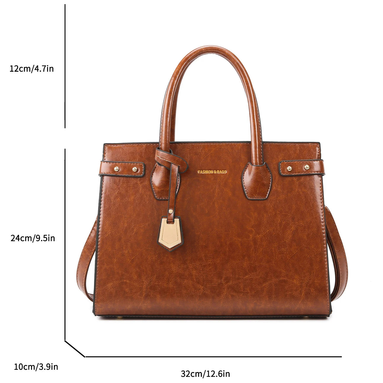 Genuine Leather Flap Cover Luxury Handbags For Women
