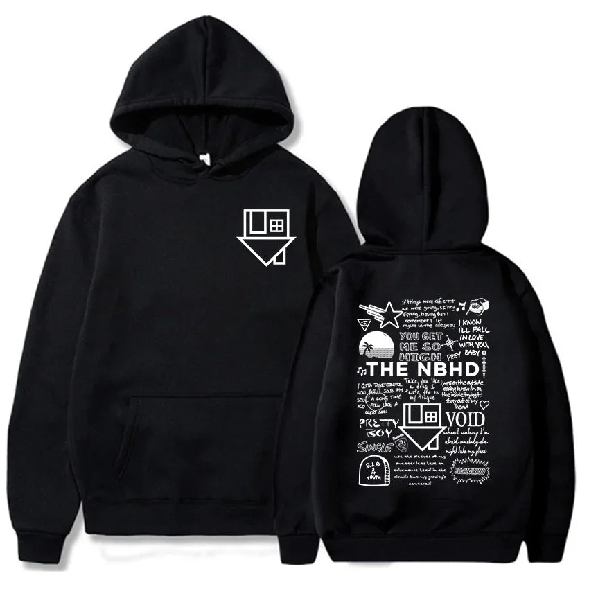 2356 What Is The Next One Printed Cotton Casual Hoodies
