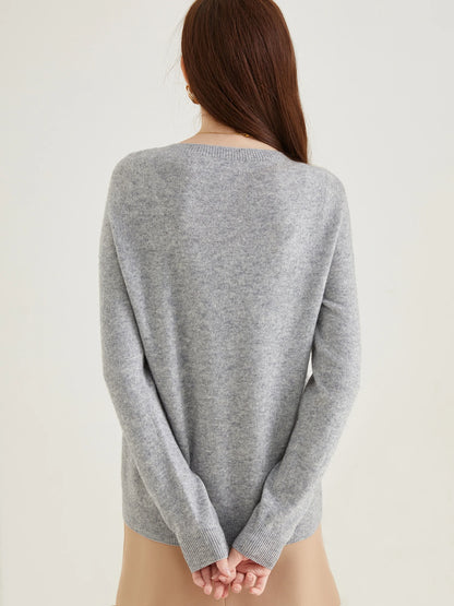 100% Merino Wool Knit Cardigan for Women – Timeless Vintage Style