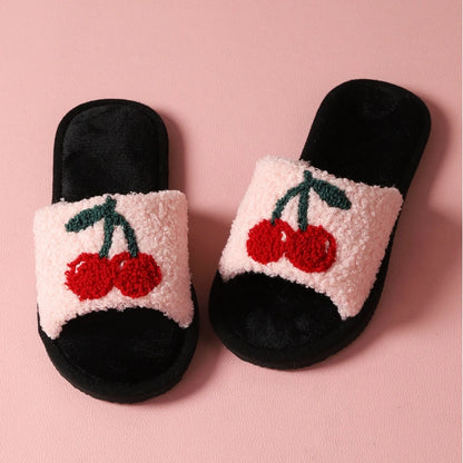 2025 Women S Winter Furry Slippers Non Slip Casual Indoor Flats For Warm Comfort