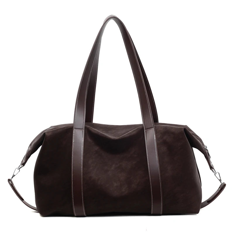 Classic Suede Weekend Duffle Bag