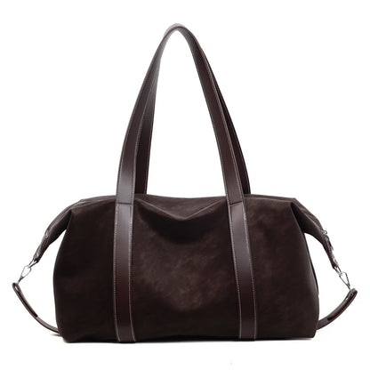 Classic Suede Weekend Duffle Bag