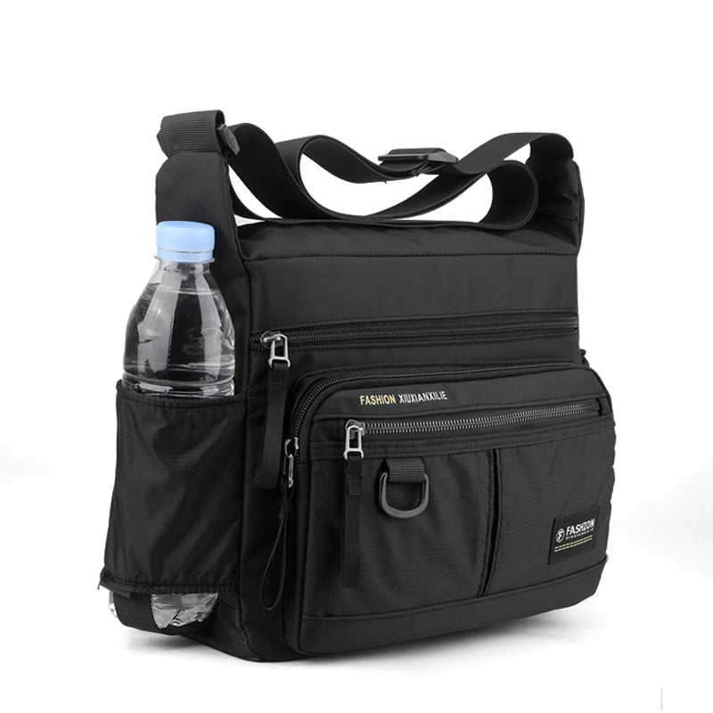 Mens Casual Shoulder Messenger Bag Stylish Crossbody Satchel For Everyday Use