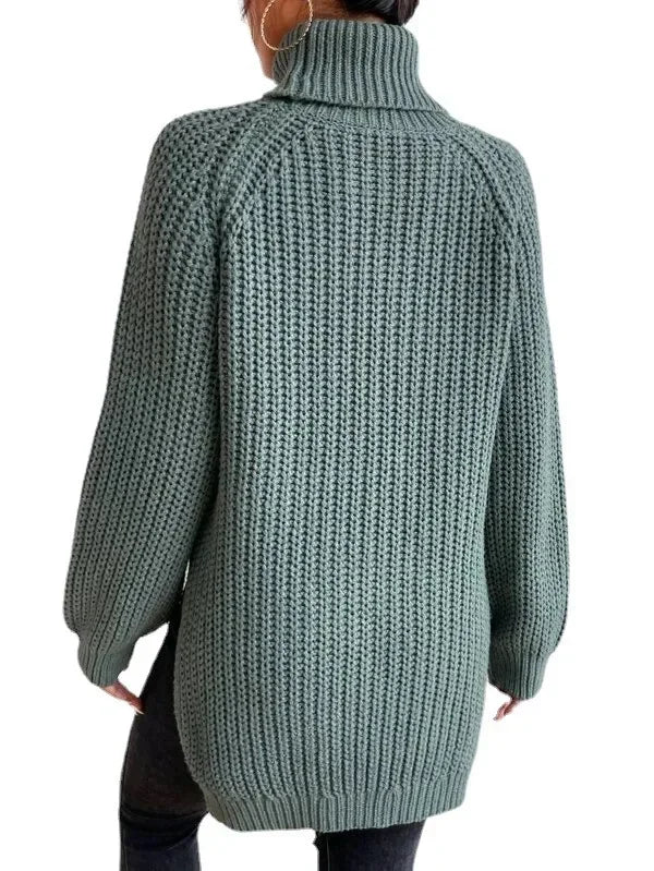 Turtleneck Femme Jumper Oversized Sweaters