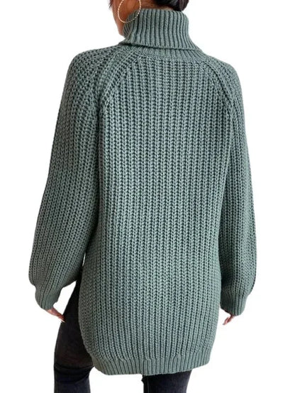 Turtleneck Femme Jumper Oversized Sweaters
