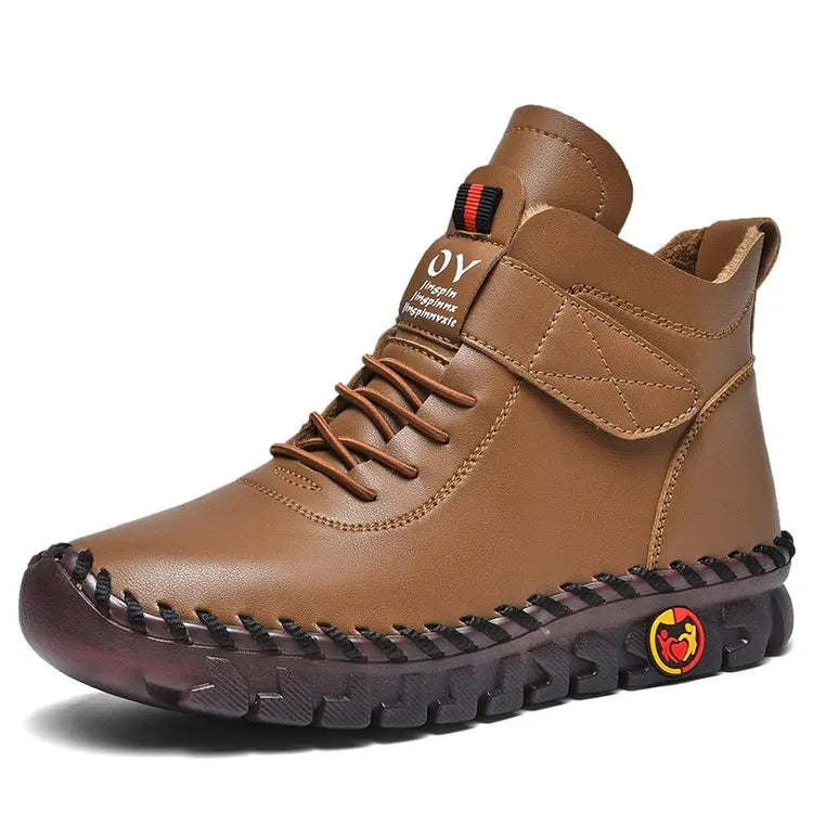 Modern Style Long Cross Lace Up Warm Winter Boots For Women