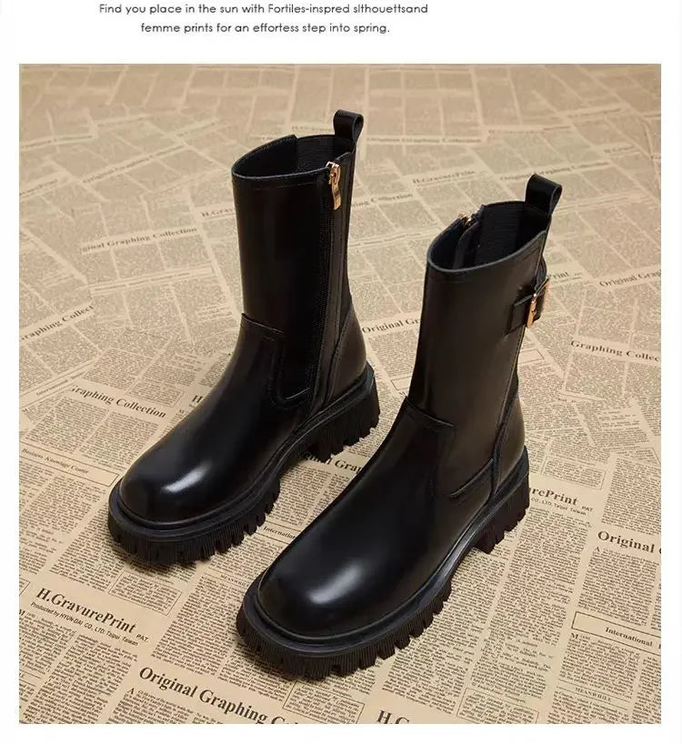 Womens Thick Sole Soft Casual Shoes Boots