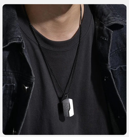 Men's Stainless Steel Geometric Pendants