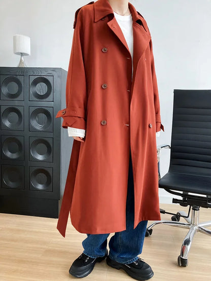 Women Vintage Windbraker Trench Coats