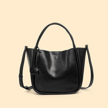 Casual Leather Brown Handbags