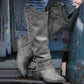 Hollow Out Big Buckle New Western Cowboy Boots For Women