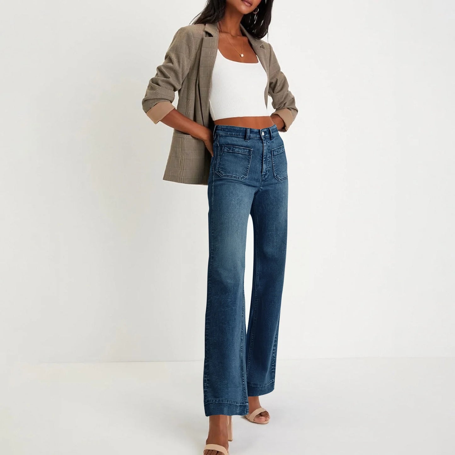 Regular Fit Casual Blue Denim Jeans