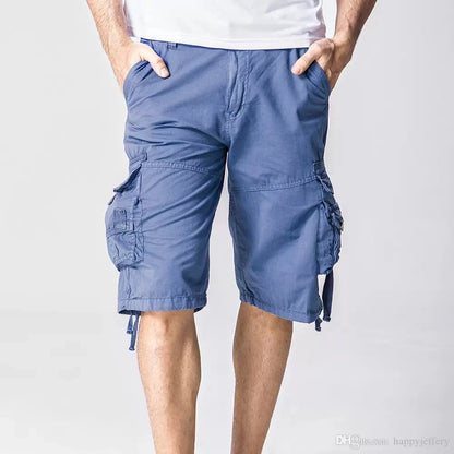 Mens Military Type Cotton Cargo Shorts